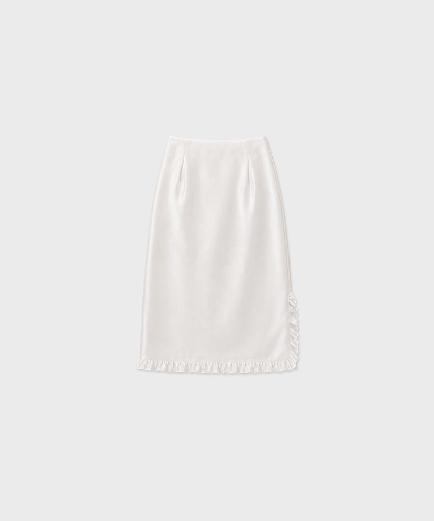 Ini Summer Frill Skirt - Olive, Cream, White, Navy