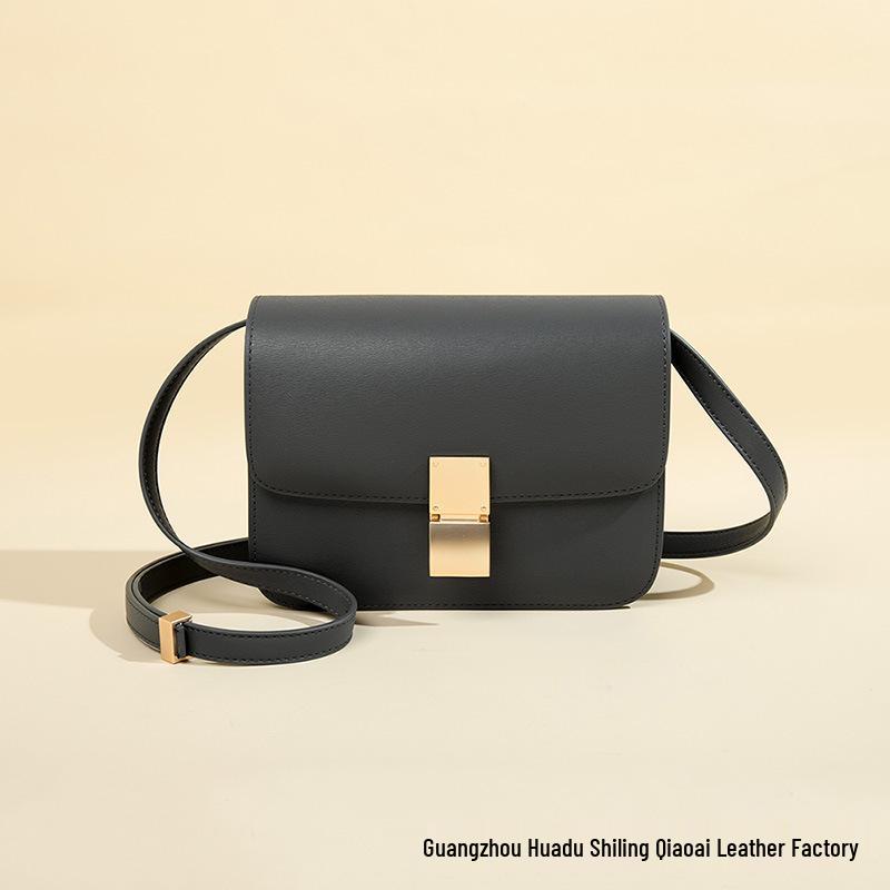 2025 Women's Genuine Leather Tofu Crossbody Bag - Fashionable Summer Shoulder Bag
