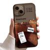 American coffee iPhone16promax iPhone case 15 new 14 transparent tpu all-inclusive 13 protective case