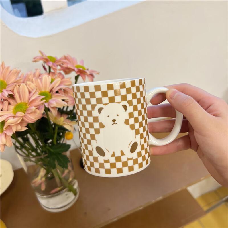 Ins Style Cute Cartoon Bear Ceramic Mug
