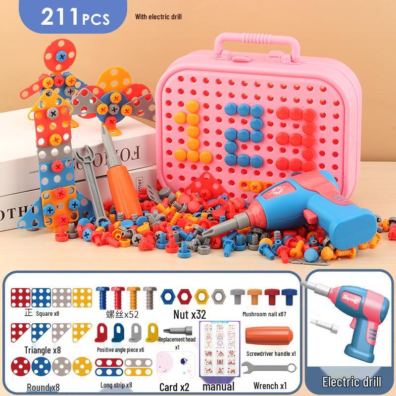 

Детский электрический ящик для инструментов DIY набор игрушек