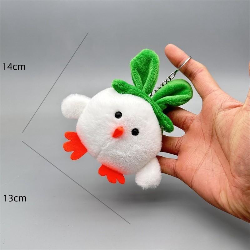 Funny Shark Family Gang Shark Bee Pendant Creative Shark Fork Shark Carving Keychain Plush Doll Backpack Pendant