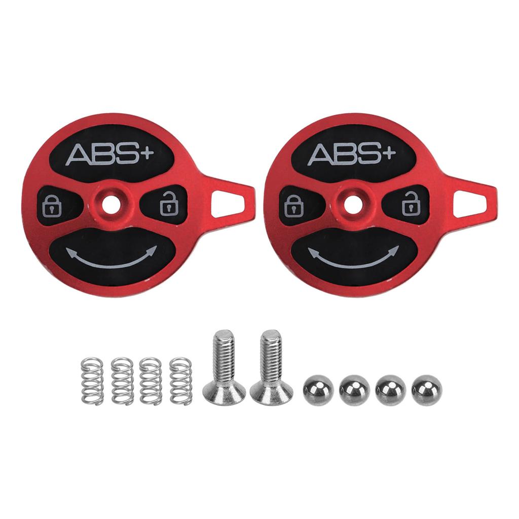 2 Sets Front Fork Airtight Cover Red Full CNC Aluminum Alloy Replaceable Electroplating Process