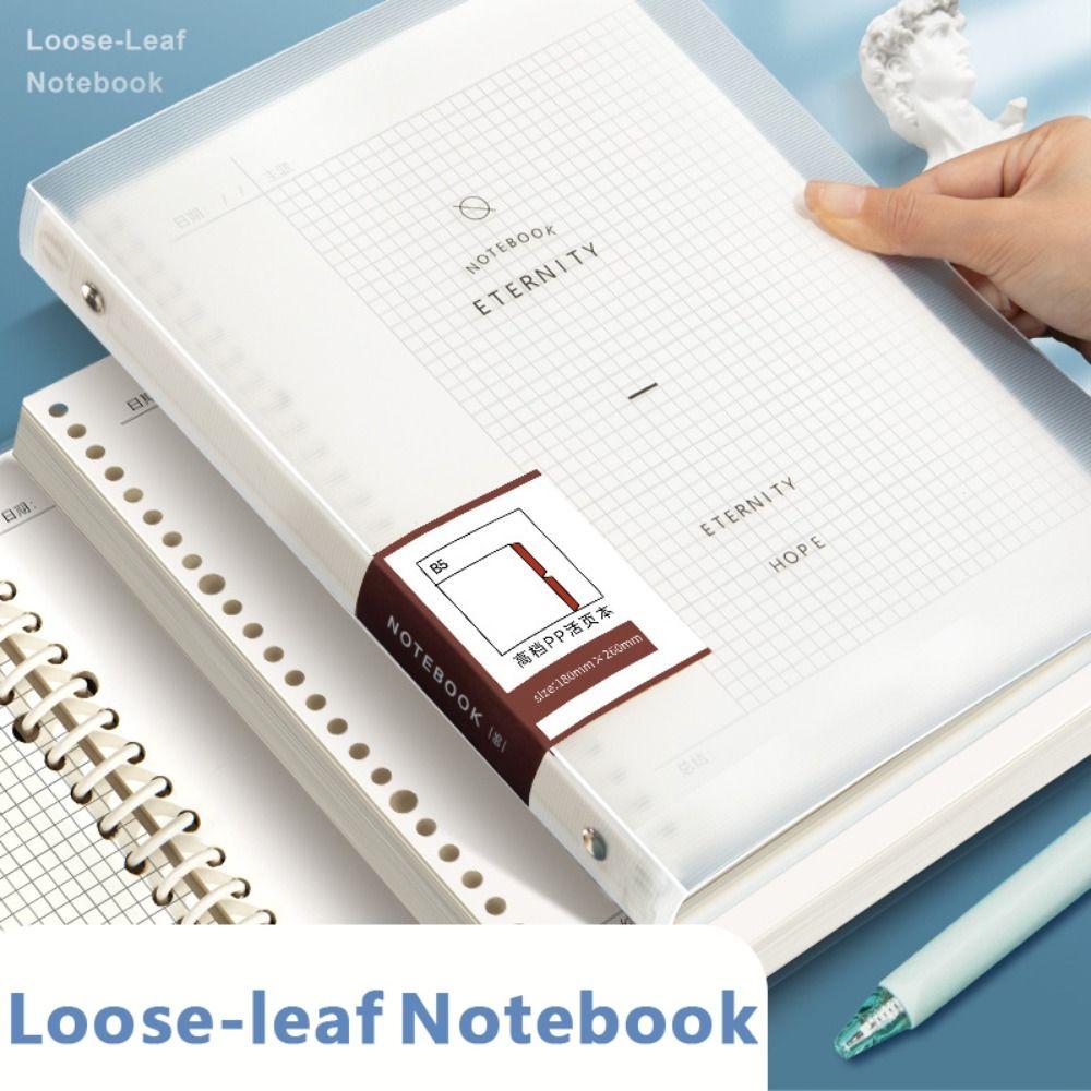 Detachable Binder Notepad Three Styles Inner Pages Writing Memo Pad Diary Book School Office