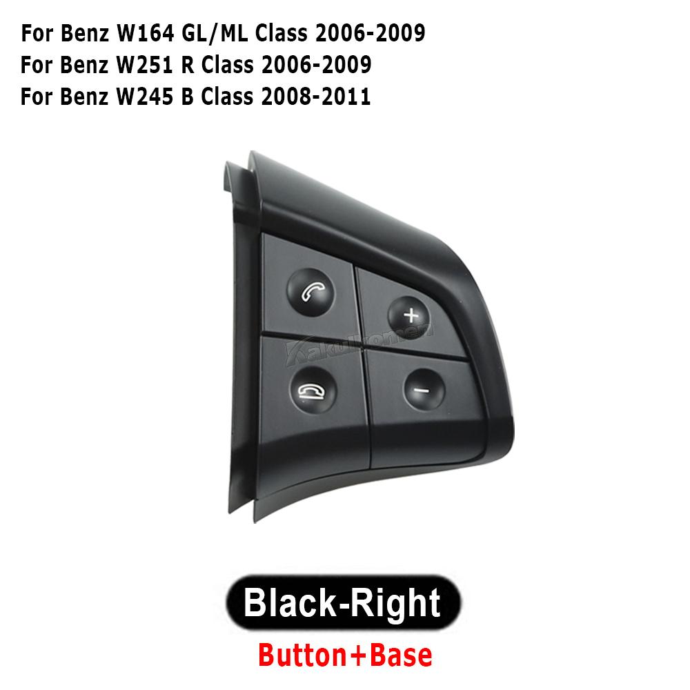 A164 820 7910 9116 16482079109116 Car Steering Wheel Button 4 Keys for Mercedes-Benz ML GL B R-Class W164 W245 W251 Auto Parts