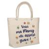 Insulated Tote Bag - PLANETEE - Tote Bag - Natural Jute - Large Capacity - Printed In France