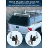 Truck Cap Camper Shell T-Handle Lock Latch Replacement Parts, Truck Bed Topper Door Locking Kit Accessories With Keys - Right Lock
