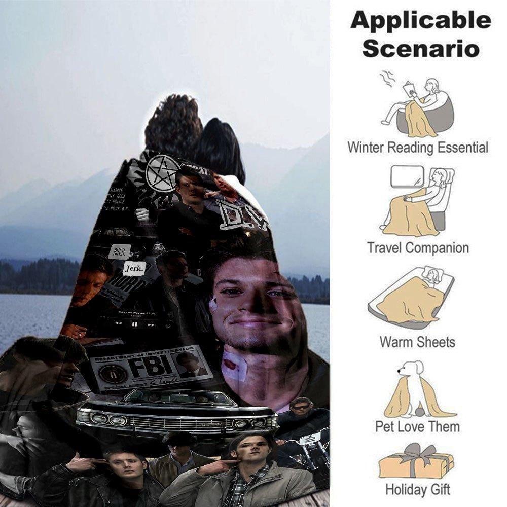 1pc Supernatural 25 Blanket Soft Warm Throw for Home, Office, Travel All Season Cozy Bedding Gift, Office Cozy Accessory