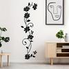 Autocolante de perete cu viță de vie florală, combinație simplă, autocolante pentru baie, autoadezive, impermeabile, autocolante pentru decorarea casei