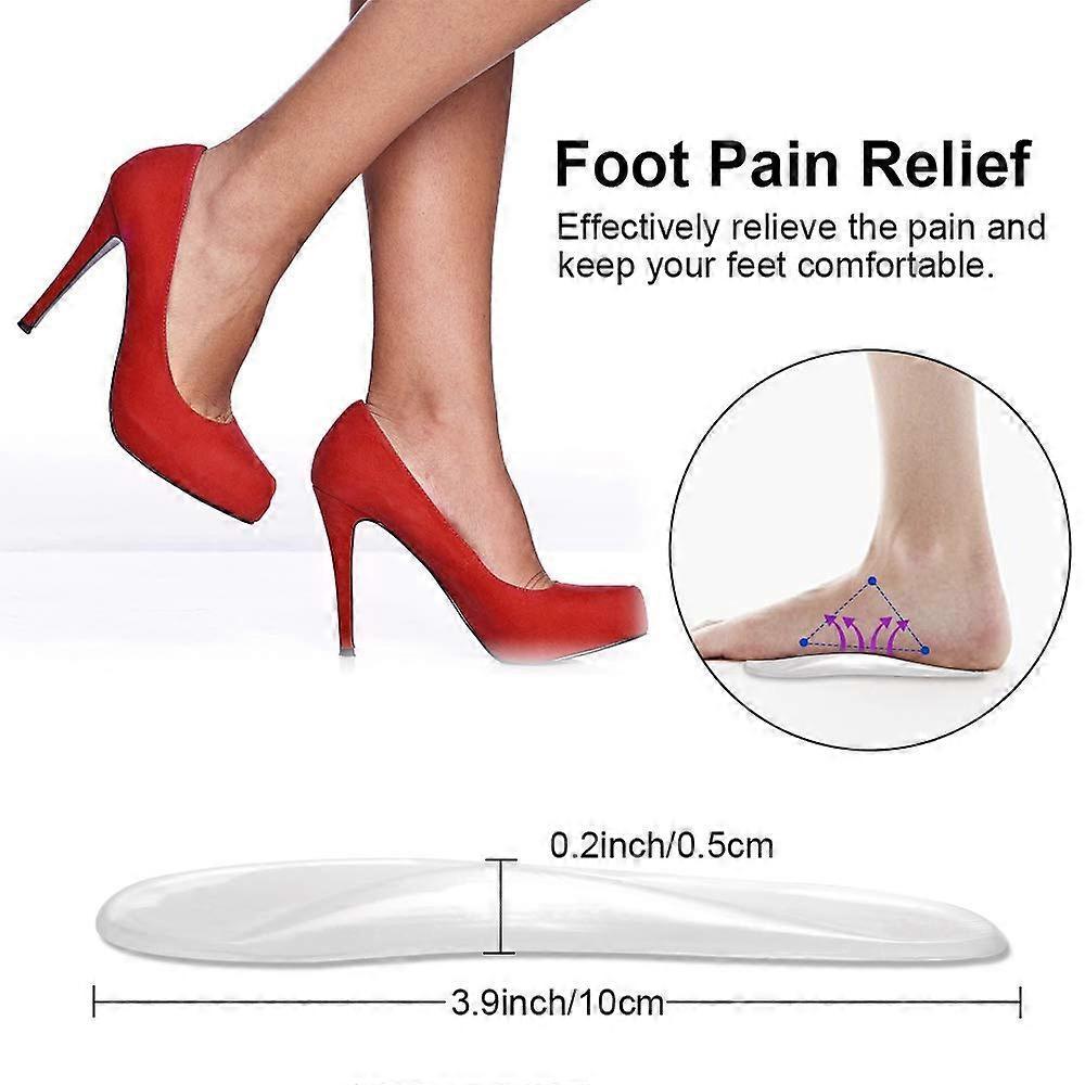 Flat Foot Arch Support Insoles, Flat Foot Corrector Metatarsal Cushion Pad Insert Orthotic Fits Plantar Fasciitis