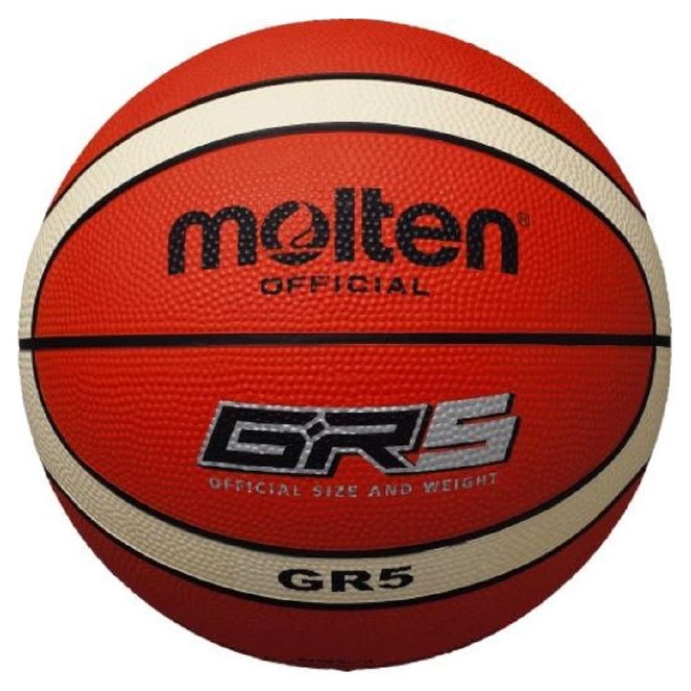 Molten GR5 Basketball Size 5 Orange Ivory Color 5号