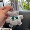 Niedliche Elfen-Schlüsselanhänger, Sonnenbrille, Elfen-Kaninchenhaar-Anhänger, Schlüsselanhänger, Accessoires, Damenmode, Tasche, Handtasche, Dekoration