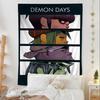 Retro Music Gorillaz Good Quality Anime Tapestry Hanging Tarot Hippie Wall Rugs Dorm Wall Hanging Sheets