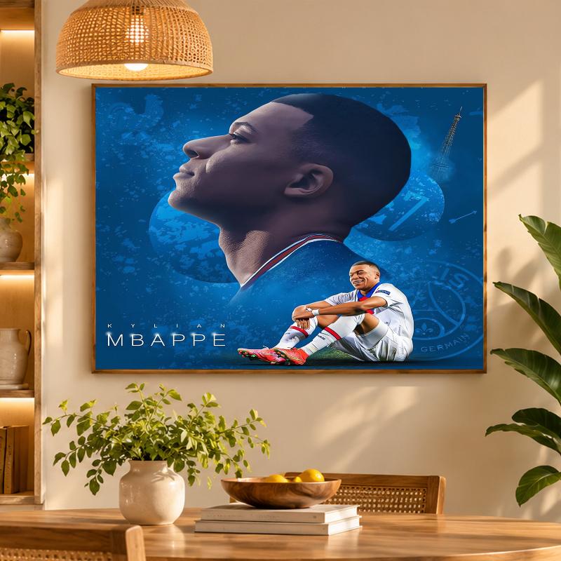 5D Diamond Painting Kylian Mbappe DIY Full Drill Diamond Art Kit Home Decoration