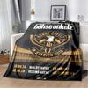 Bohse Onkelz Slogan Tedesco Teschio Ala Scudo Coperta di Flanella Banda Rock Coperta Plaid Fan Metal Camera da Letto Calda Copertura per Divano Tappetino