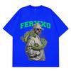Rapper Feid Ferxxo Tour 2026 Print Tees Unisex Unisex Vintage Hiphop Tshirts Shortsleeved Casual Loose Cotton Tshirts Streetwear