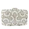 Boutique De FGG Emerald Green Evening Minaudiere Bags Women Crystal Purses and Handbags Bridal Wedding Luxury Clutch Purse