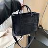 Large capacity bag versatile casual canvas shoulder bag handbag college student fashion tote bag women