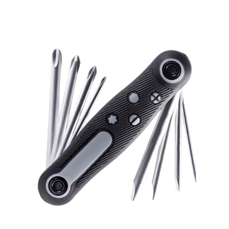 652F Reliable Comprehensive Manual Folding Screwdriver Tool Set Suitable for Everyday Repairs Fixes Home And Professional Use