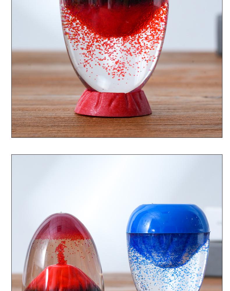 Kreative Vulkan-Eruption Öl-Leckage Sanduhr Verzierung – Heimdekoration & Weihnachtsgeschenk