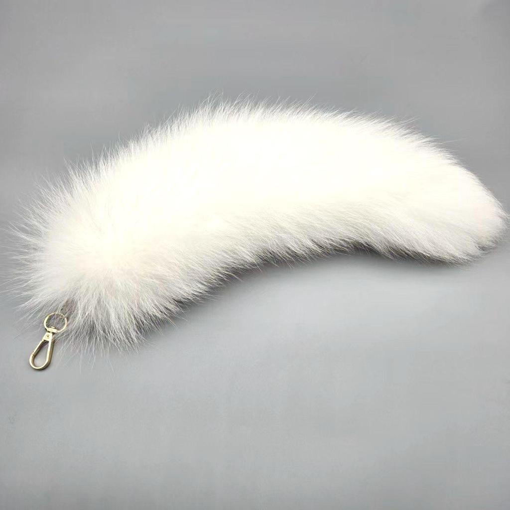 Hänge Nyckelring med Rävsvans & Handväskcharm Tillbehör