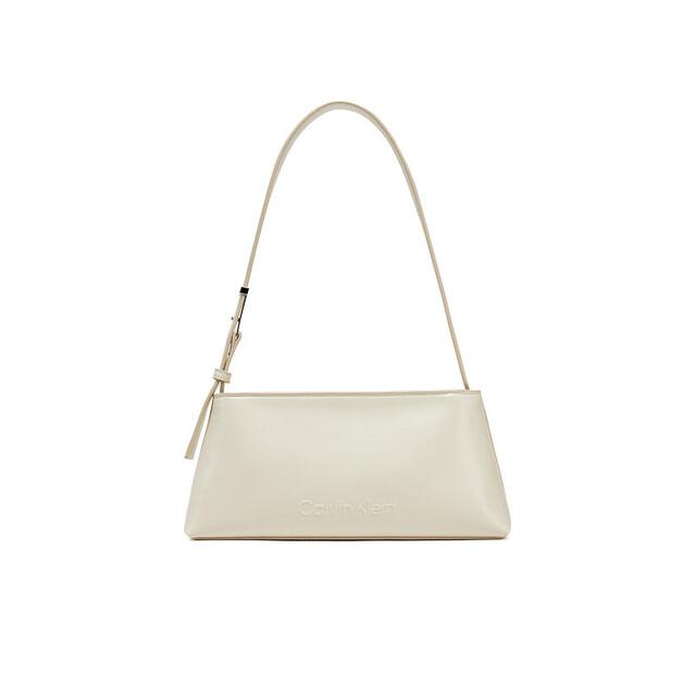 Сумка Calvin Klein Calvin Klein Embossed Logo Shoulder Bag K60K612550 светло-бежевый