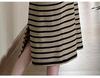 2026 Korean Striped Casual Maternity Polo Dress