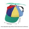 Dog Propeller Hat Pet Outdoor Sports Hats With Ear Holes Dog Hat Rainbow Helicopter Top Hat For Small Puppy Cats Pets Supplies
