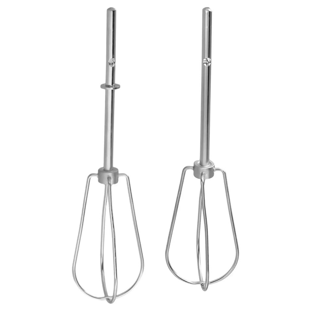 2pcs Stainless Steel Mixing Rods Head Eggs Cream Flour Cake Stirrer Whisk For KHM3 KHM5 W10490648 Hand Mixer Beaters