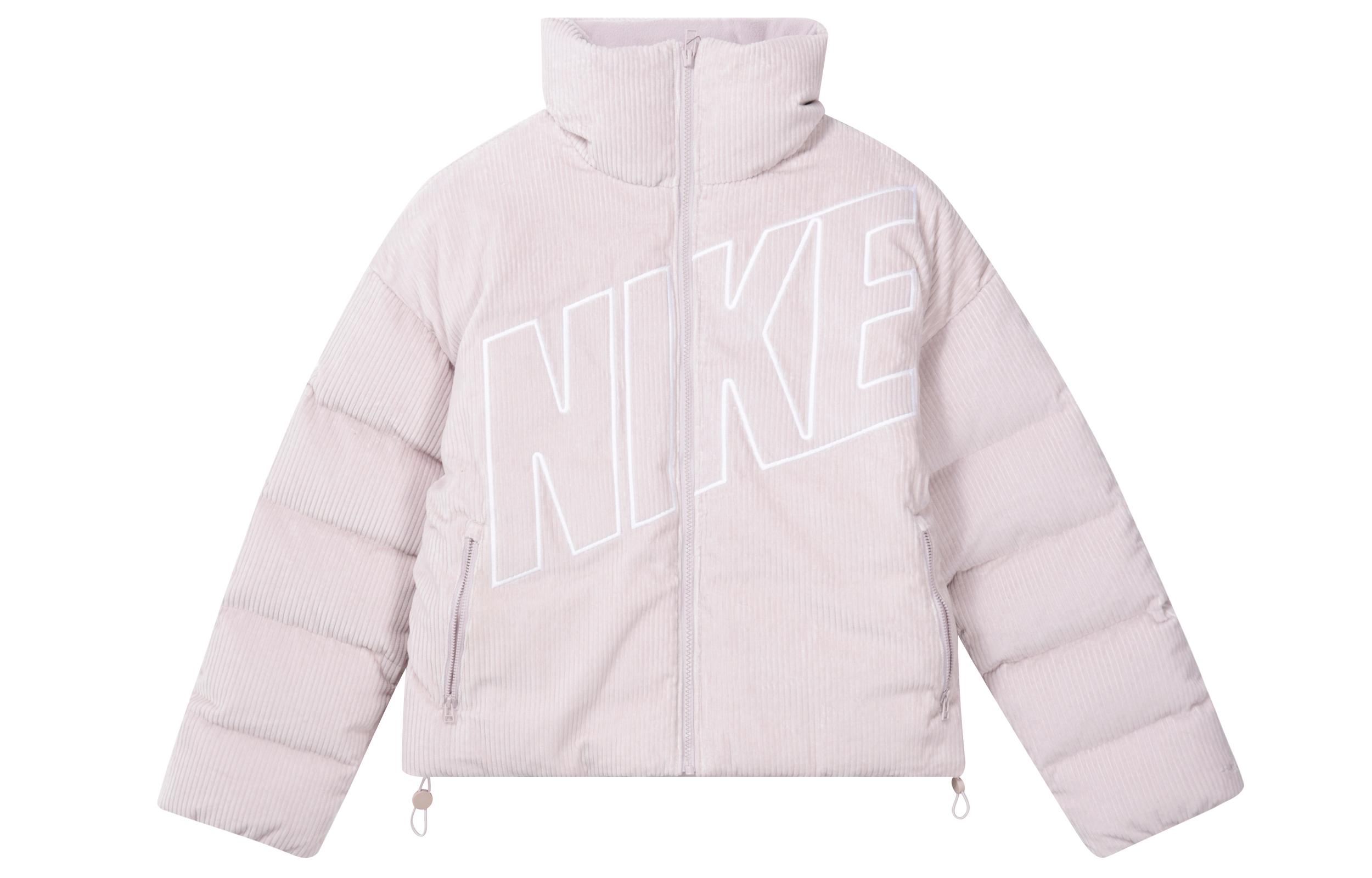Nike Down Jackets Women s Gray Purple Stand Collar Moderate Other FD8214-019 XL