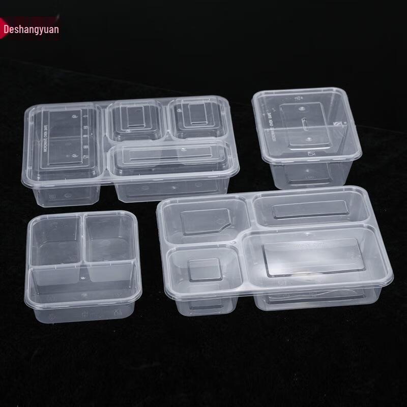 Deshangyuan 5-Compartment Disposable Meal Prep Containers