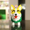 High-Quality Cute High-Quality Corgi Compact size High-Quality Animal High-Quality Building High-Quality Blocks Construction set High-Quality Dogs