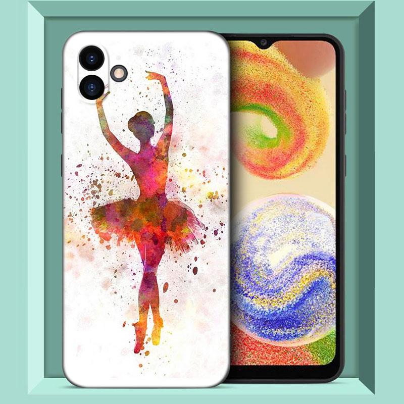 

Чехол для телефона Ballet Dancer для Samsung Galaxy A01 A03 Core A04 E A02 A05 A10 A20 A21 A30 A50 S A6 A8 Plus A7 2018 черный чехол Samsung A04E 4G