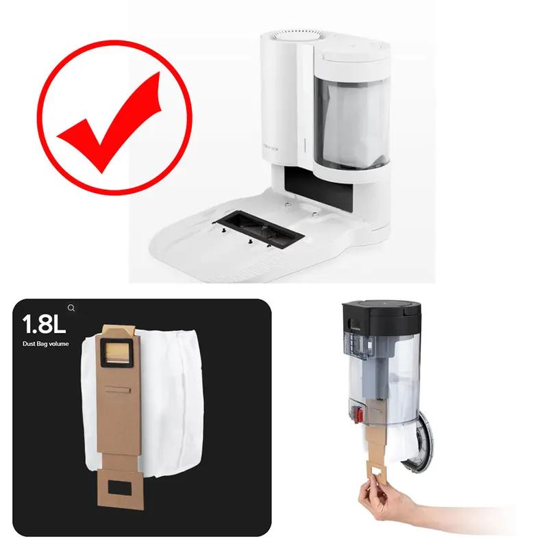 For Roborock S7 Dust bag Accessories T7S T7S Plus S7 Plus Garbage Bags Robot Replacement Vacuum Cleaner Bags Spare Parts