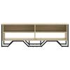 TV Stand in Sonoma Oak Finish 122 x 34 x 41 cm Particleboard