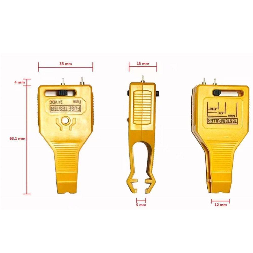 Easy to Use Car Fuse Type Tester with LED Indicator Light Auto Checker Removal Tool for Car Fuse