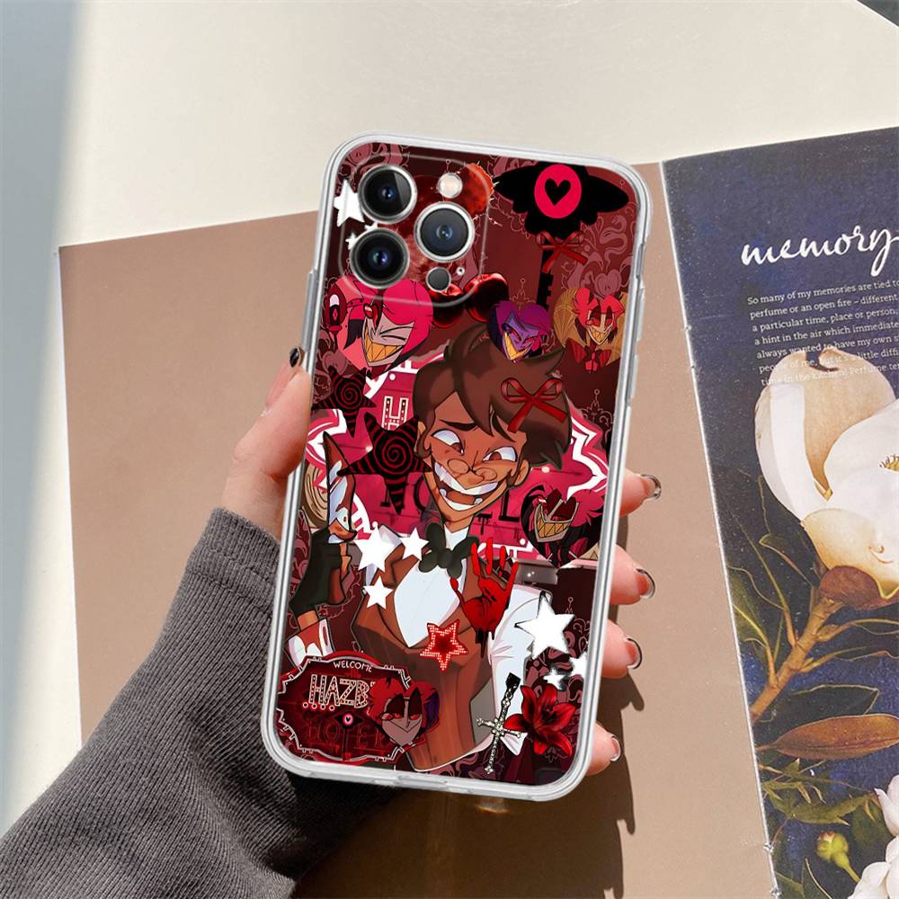 

Музыкальный Аниме ТВ H-Hazbin Hotel Для IPhone 17 16 15 14 13 12 11 Pro Max Plus Чехол для Телефона Высококачественный Силикон iPhone 13