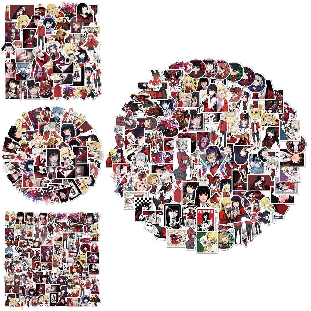 Vast Collection Of 50/100pcs Kakegurui Anime Stickers For Diy Creations