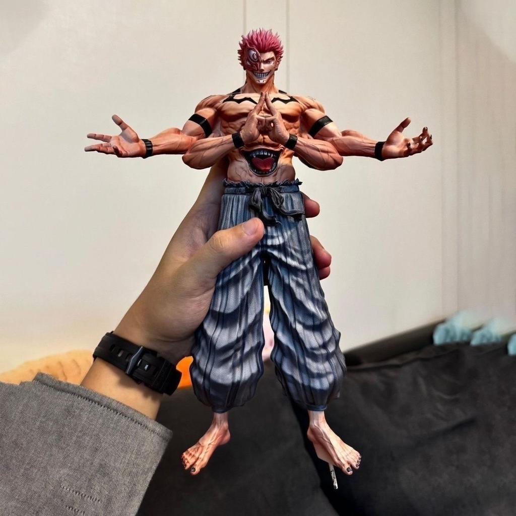 Ryomen Sukuna Figur Jujutsu Kaisen Figuren PVC Sammlungsstatue Anime Modell Raumschmuck Puppen Kinderspielzeug Weihnachtsgeschenke