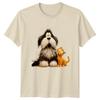 Shaggy Dog Cat Pets Animals Unisex Unisex Graphic Tee Unisex Shirt