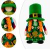 Ein Geschenk St. Patrick's Day Dekorationen Grün Niedliche Gesichtslose Puppe
