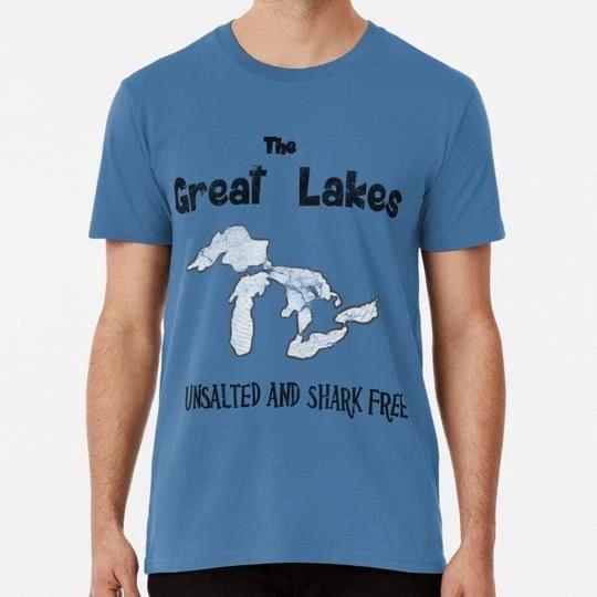 Great Lakes Unsalted And Shark Free Size S to 5XL Made in the USA T-Shirt M