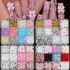 Schleife, Perle, Herz, Schmetterling Strass Nagelkunst Dekoration Set