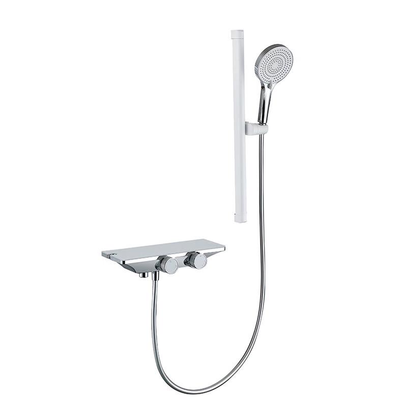 Xuanyong Minimalist Chrome 2-Function Shower Faucet Set