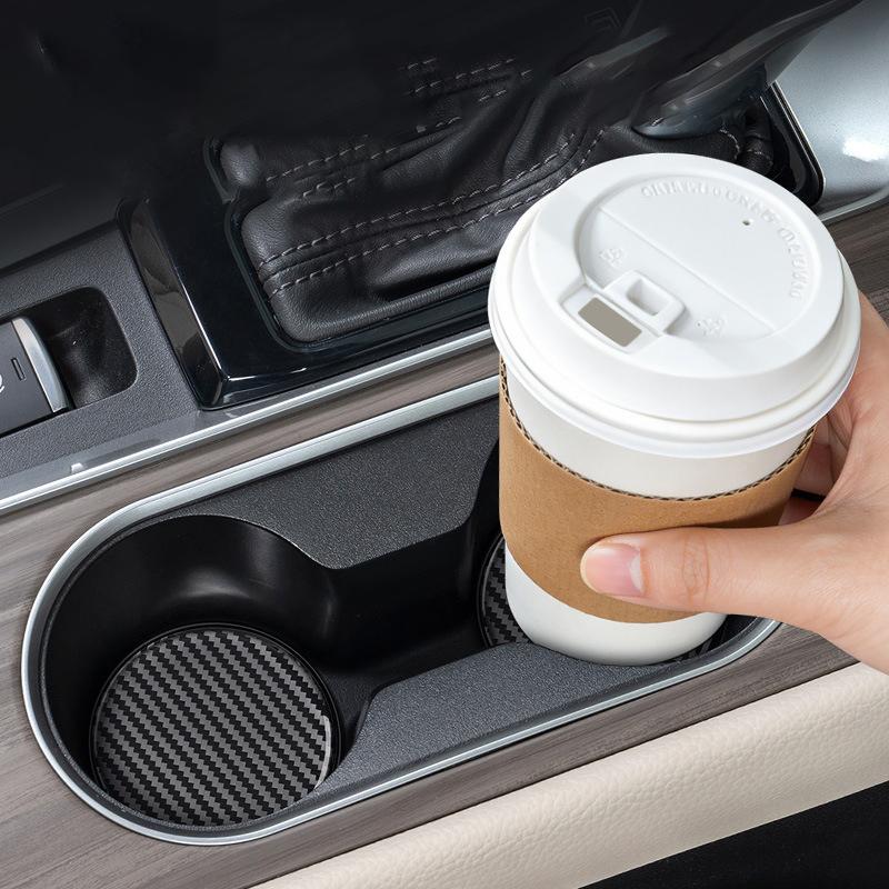 Car Cup Holder Insert Coasters 2 Pcs Anti Slip Design for Vehicle Interior Enhancements