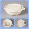 360ml Disposable Corn Starch Bowl with Lid, 50 Count
