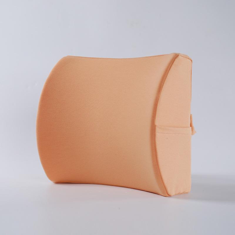 Memory Foam Lumbar Support Cushion for Office Chair and Car Seat - Slow Rebound Pad