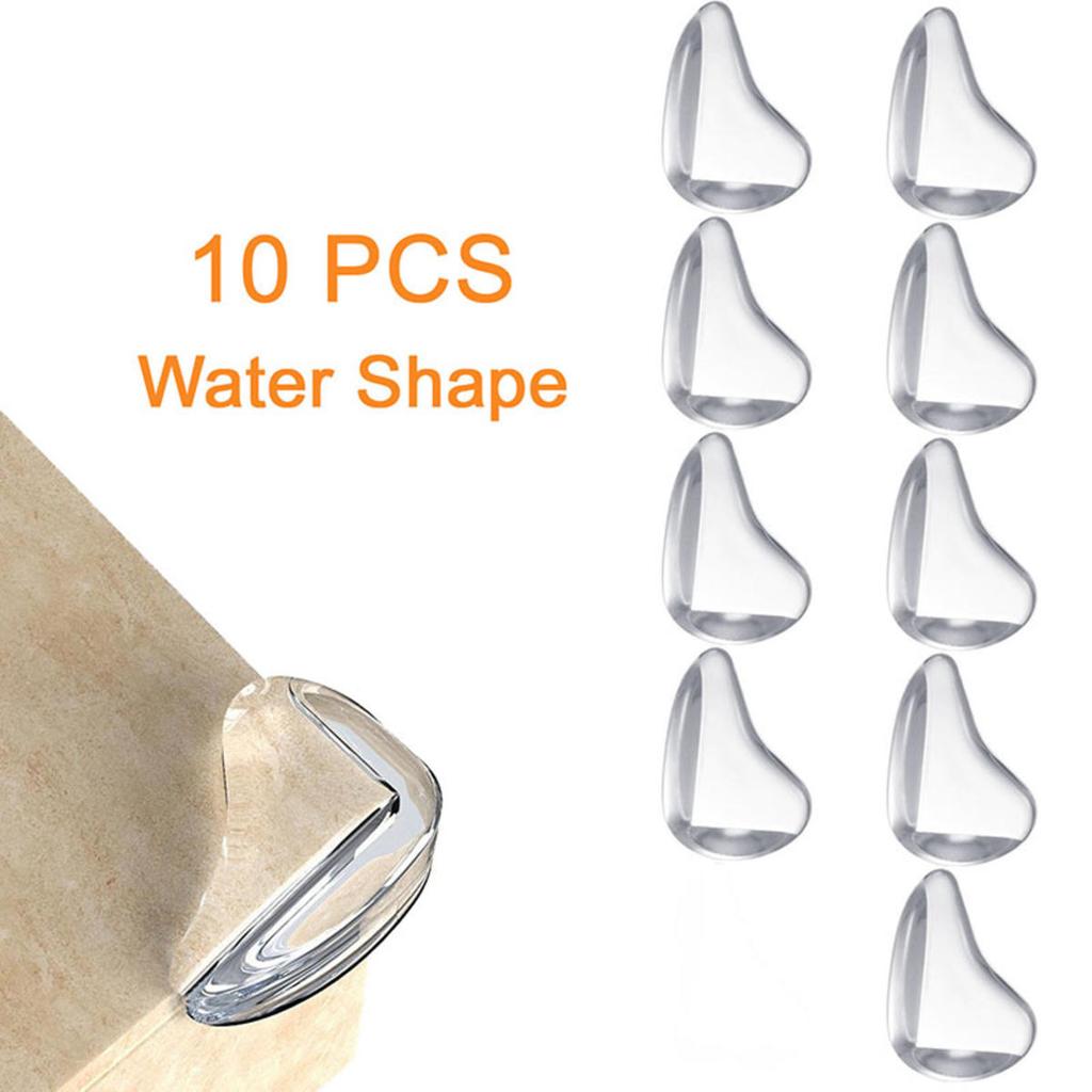 Baby Security Protection Corners Home Silicone Transparent Corner Guards Anti-Shock Furniture Table Edge Protectors