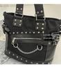 Women's Fashion Niche Rivet Shoulder Tote Bag