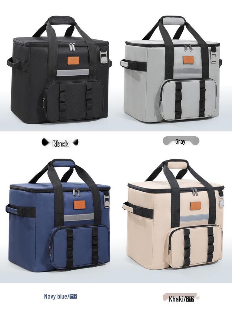 Large Capacity Insulated Cooler Bag for Camping, Picnics & Lunch